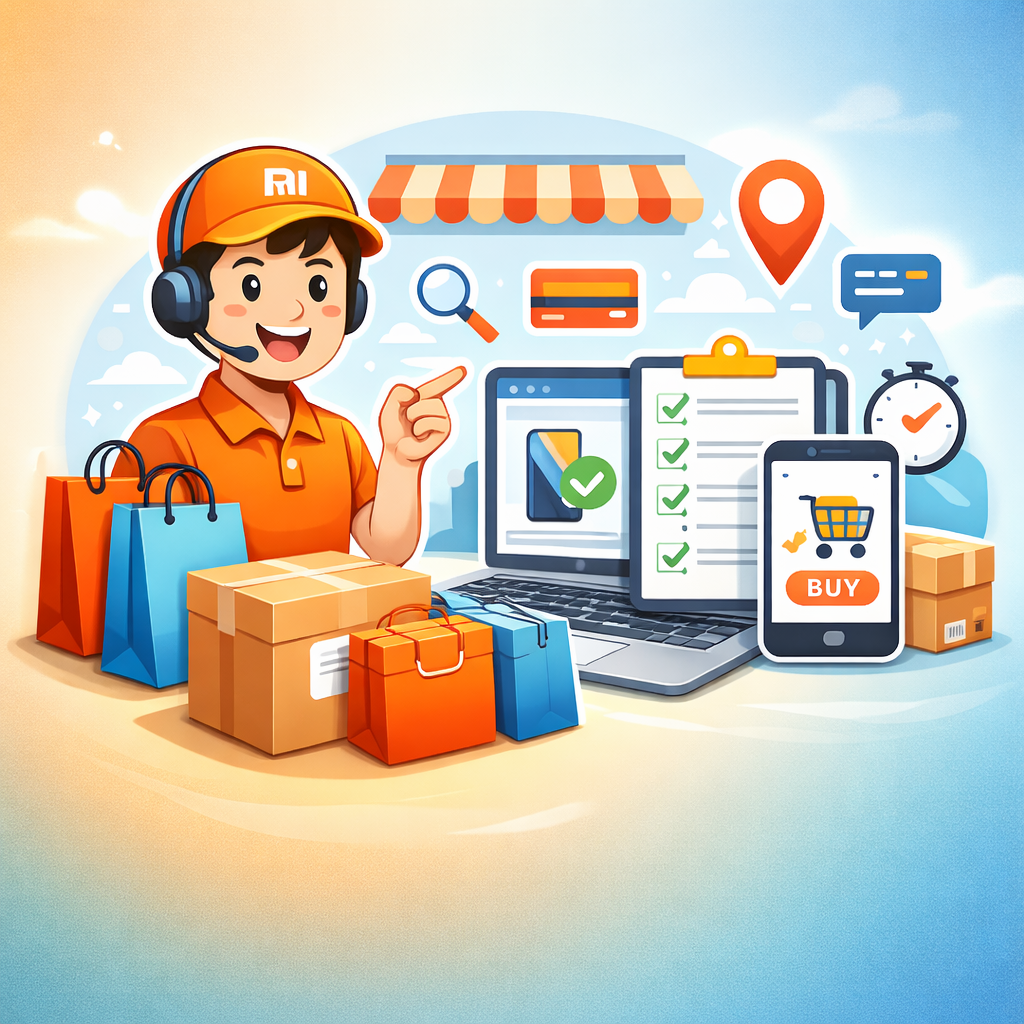 Hướng dẫn mua hàng / quy trình đặt hàng