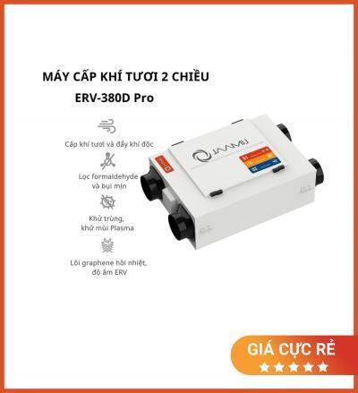 Máy Cấp Khí Tươi 2 Chiều JaamiJ ERV-380D Pro